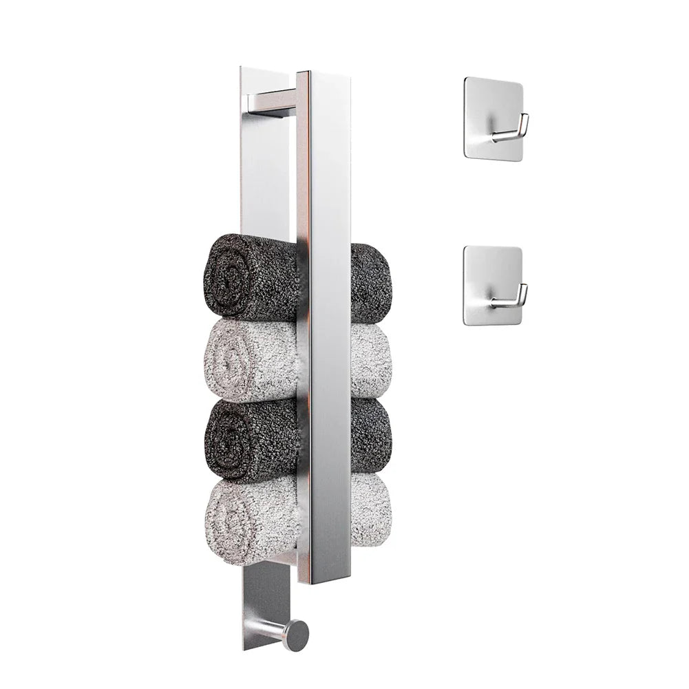 Self-Adhesive Towel Rack – Simple Setup and Chic Bathroom Organizer