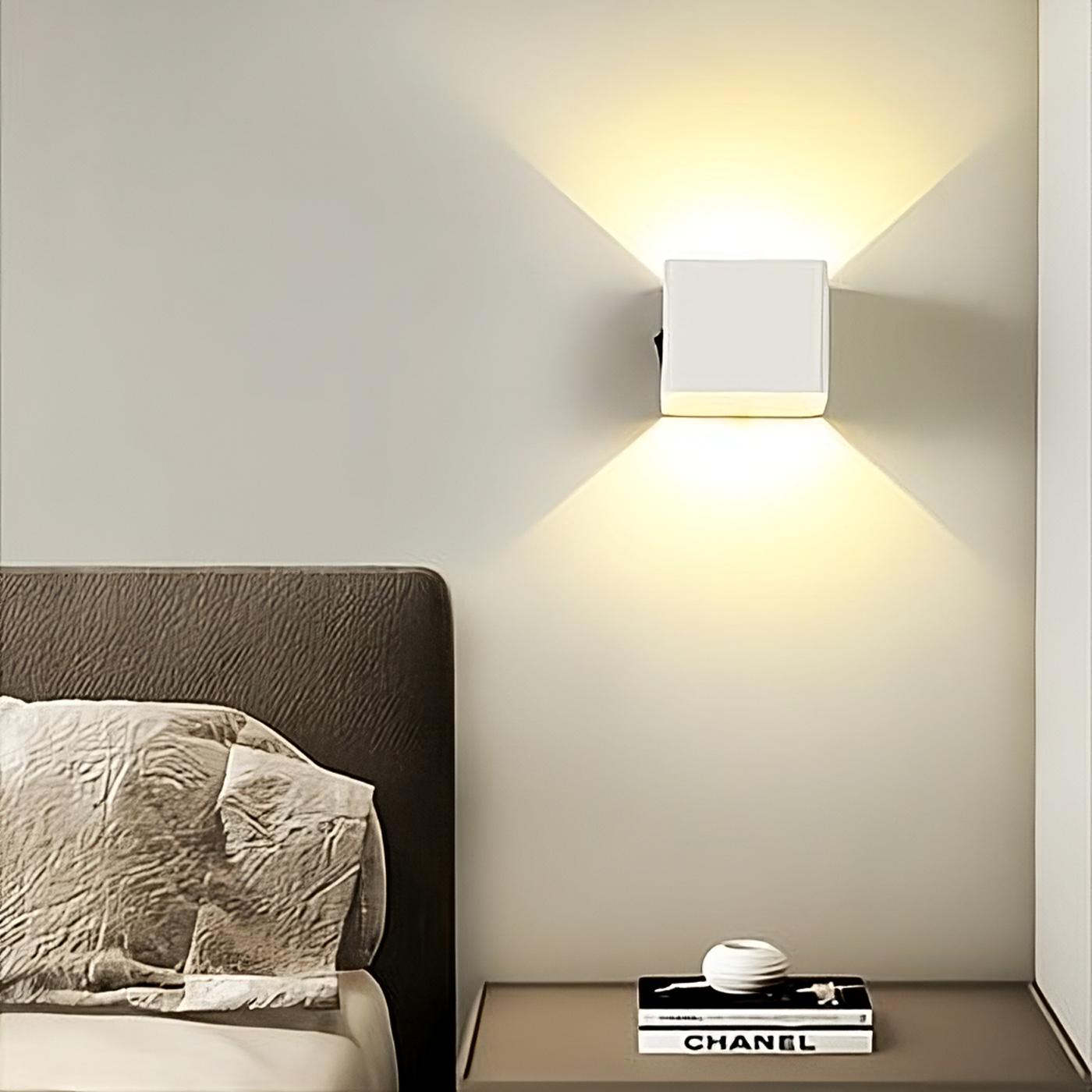 Smart Lighting Wall Lamp with Motion Sensor by ZenGlow Luxe