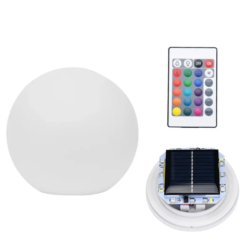 Waterproof Solar Garden Sphere Lights – RGB LED Outdoor Lamps