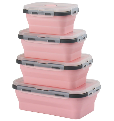 Save 70% Space with Leak-Proof Food Storage Containers - Buy 2 Get 2 Free