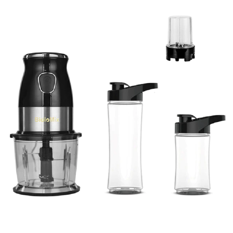 Compact Juicer and Blender Bottle for Baby Food and Meat Grinding