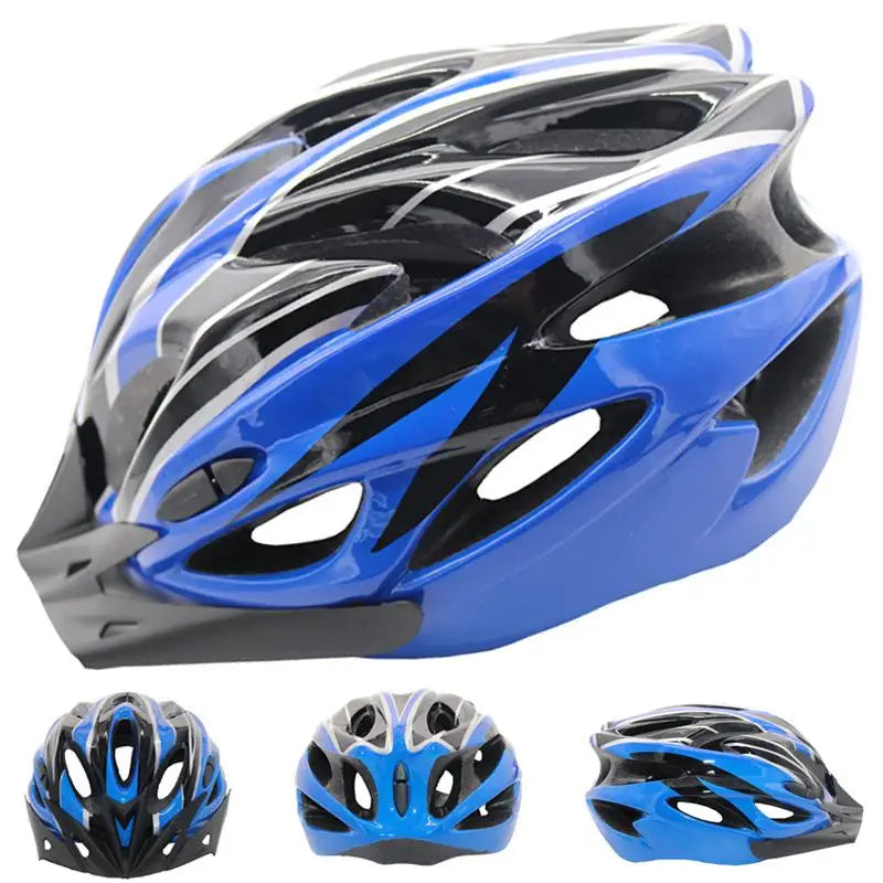 Adult Bike Helmet - Lightweight MTB Safety Gear - Adjustable Size 54-61 cm