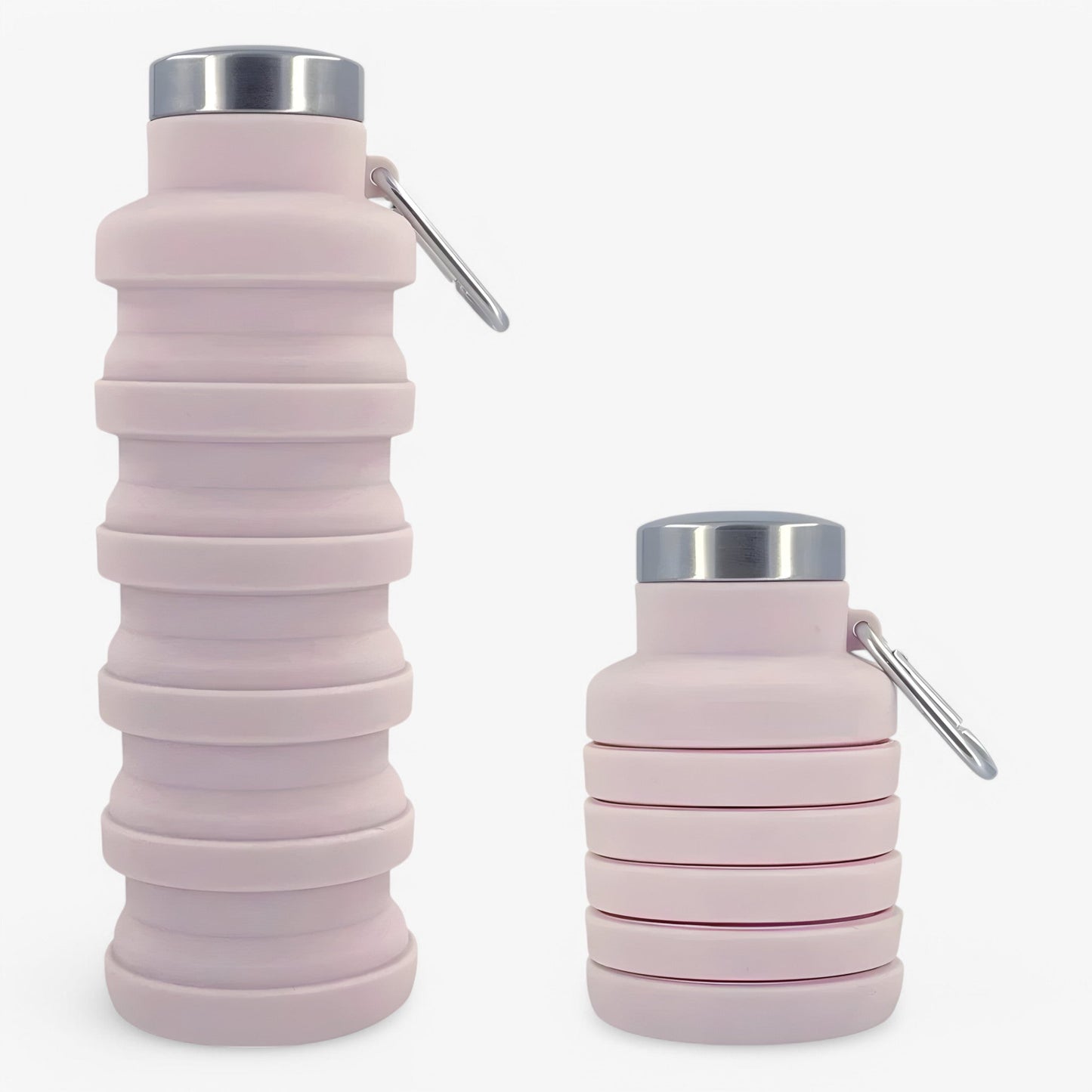 Collapsible Silicone Water Bottle - 500 ml - Black