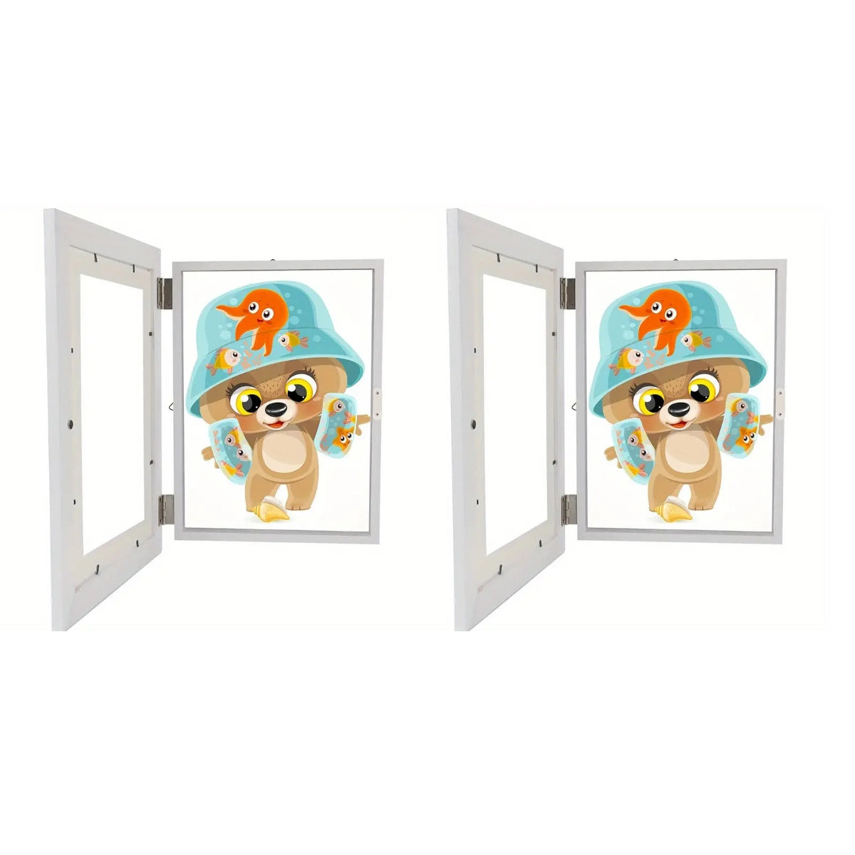 Magnetic Photo and Drawing Frame for Artwork Display