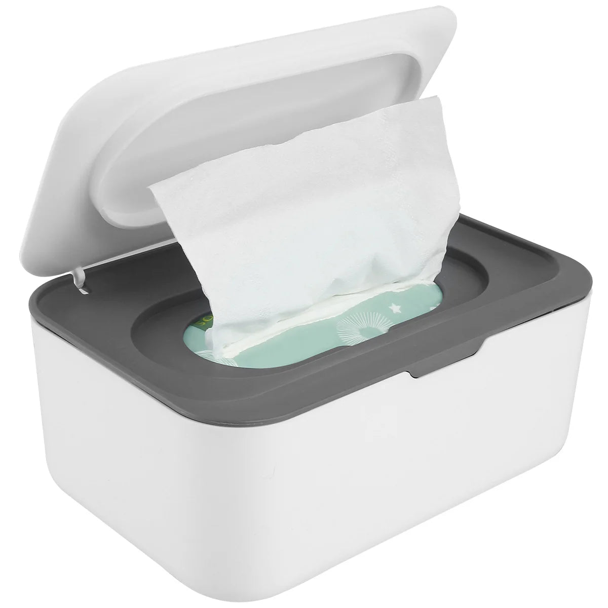 Moist Towelettes Dispenser with Lid | High Capacity | Airtight and Dustproof