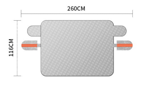 Magnetic Snow Shield - All-Season Windshield Protection