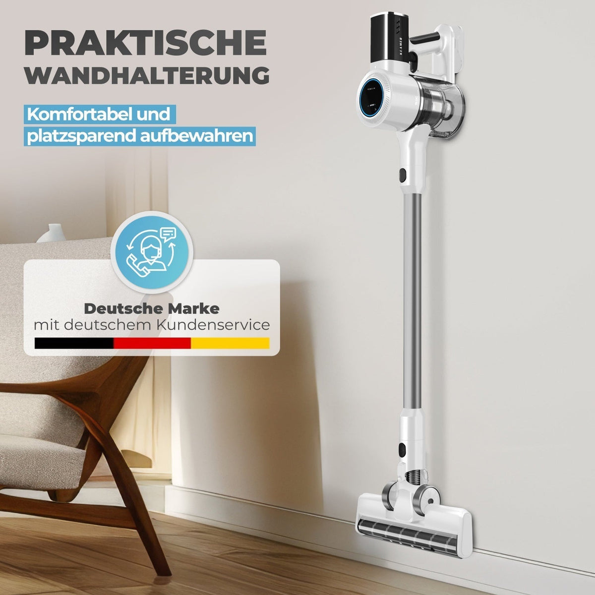 Cordless Vacuum Cleaner | 420W Power with HEPA Filtration