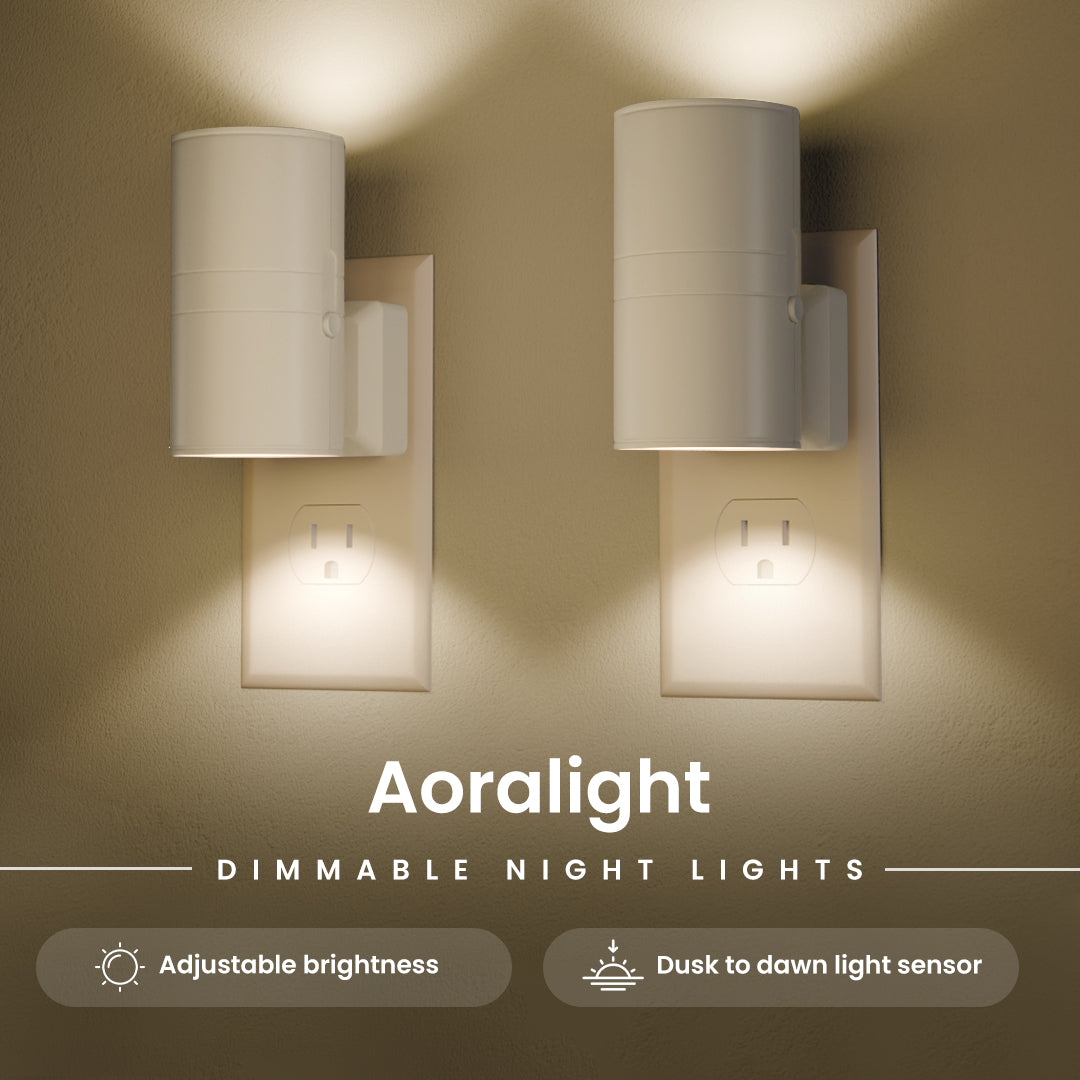 Dimmable LED Night Light with Sensor | Stylish Design & Energy Efficient