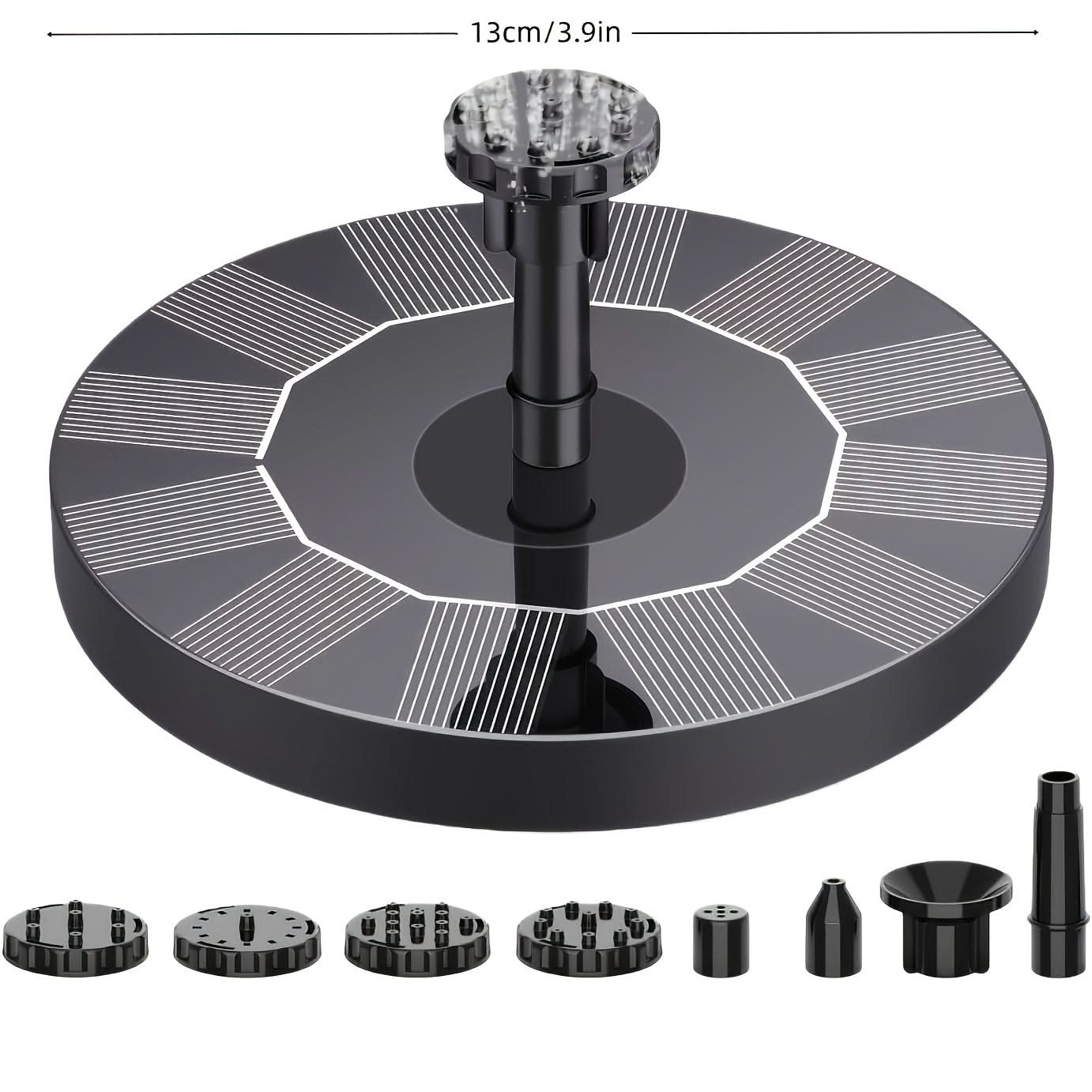 Solar-Powered Fountain Pump for Garden Use