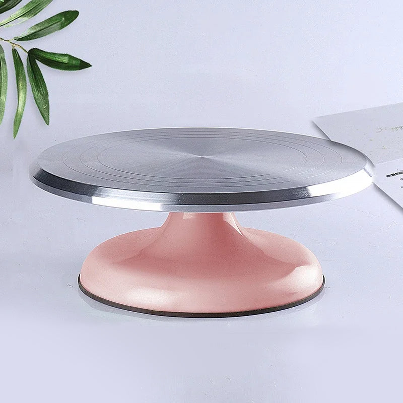 Aluminum Alloy Cake Turntable for Baking and Decorating
