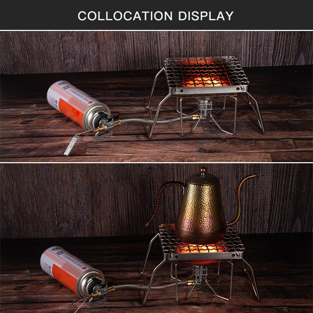 Folding Gas Grill Training Tool for Barbecue and Camping