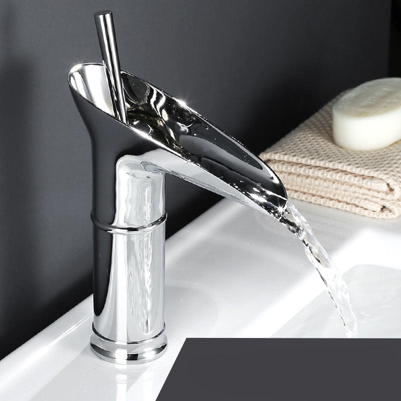 Waterfall Sink Faucet in AquaCascade Style