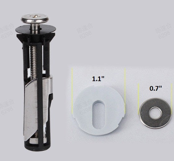 Quick-Fix Toilet Seat Installation Kit with Durable Bolts