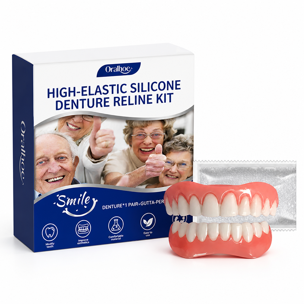 Flexible Comfort Denture Liner Kit for Secure Fit
