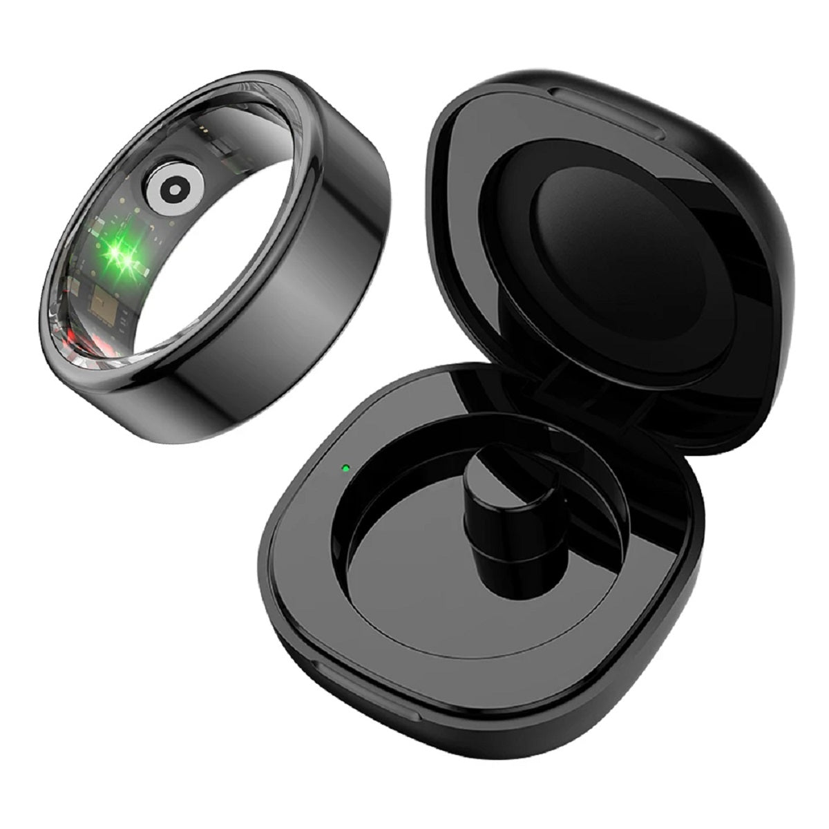 Health Tracker Ring with Charging Case