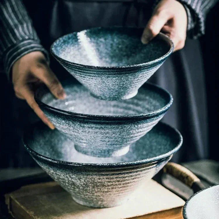 Handcrafted Ceramic Ramen Bowl – Japanese Style