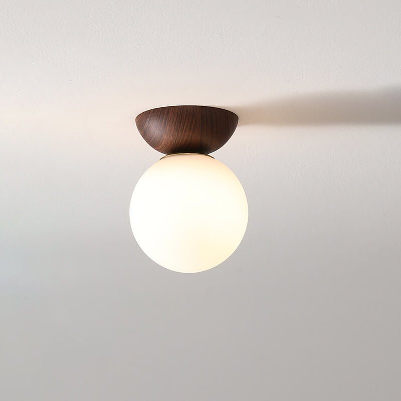 Wooden Pendant Light - Elegant Japanese Zen Design