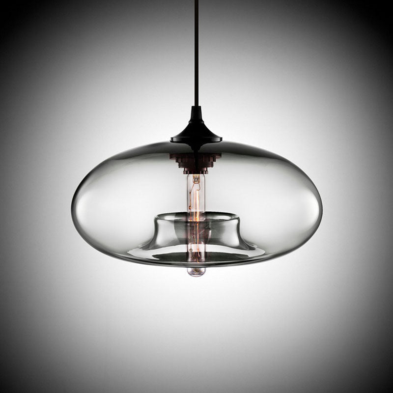 Colored Glass Pendant Light - Modern Hanging Design