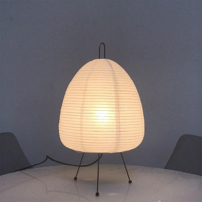 Table Lamp Made with Japanese Rice Paper