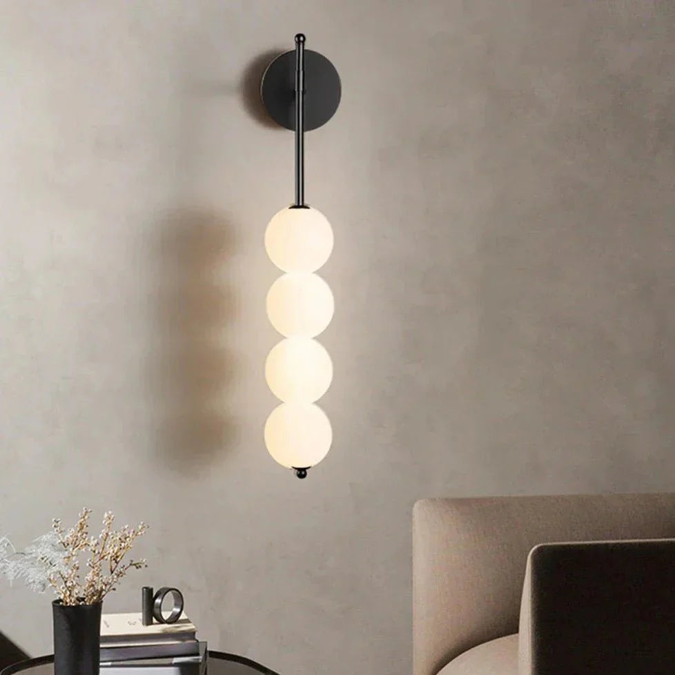 Elegant Modern Wall Lamp – Durable Metal & Glass for Interior Decor