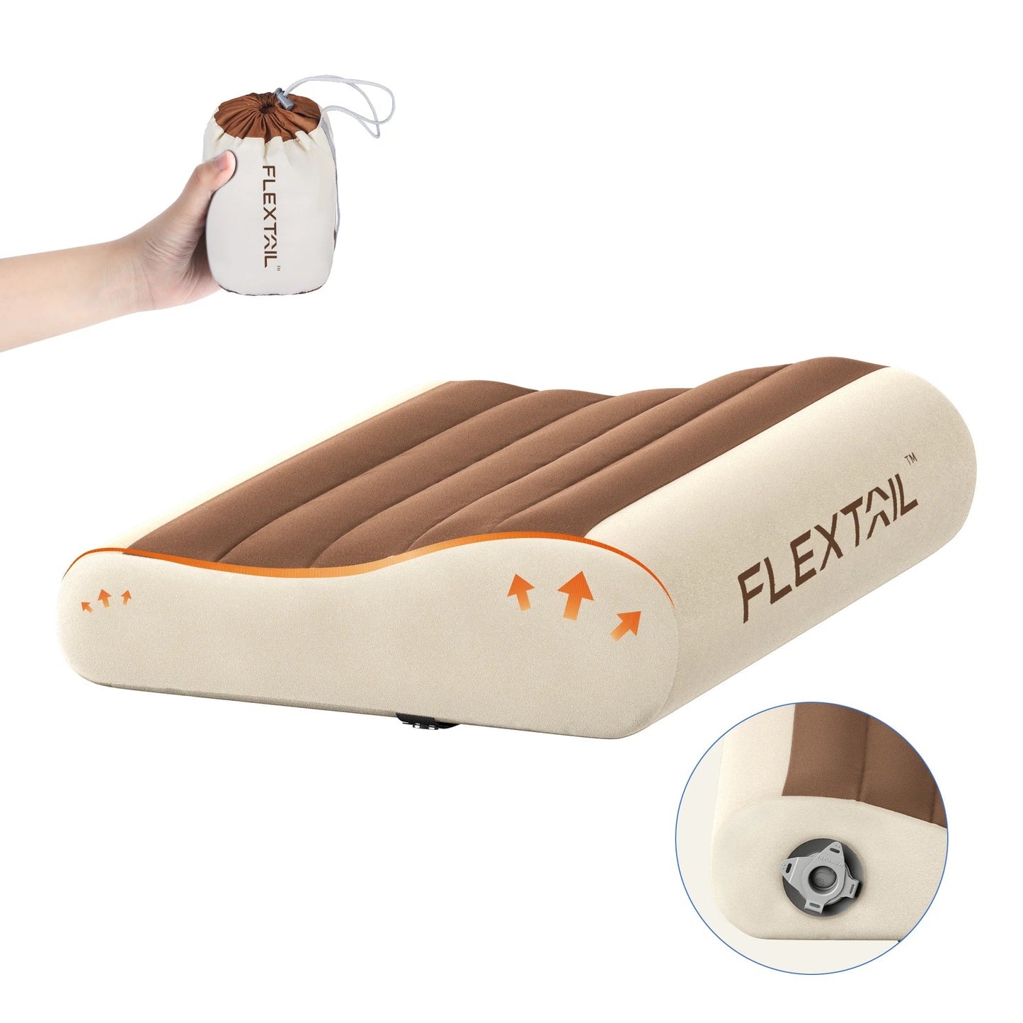 Travel Pillow with Adjustable Height | Ergonomic Neck Support & Compact Design