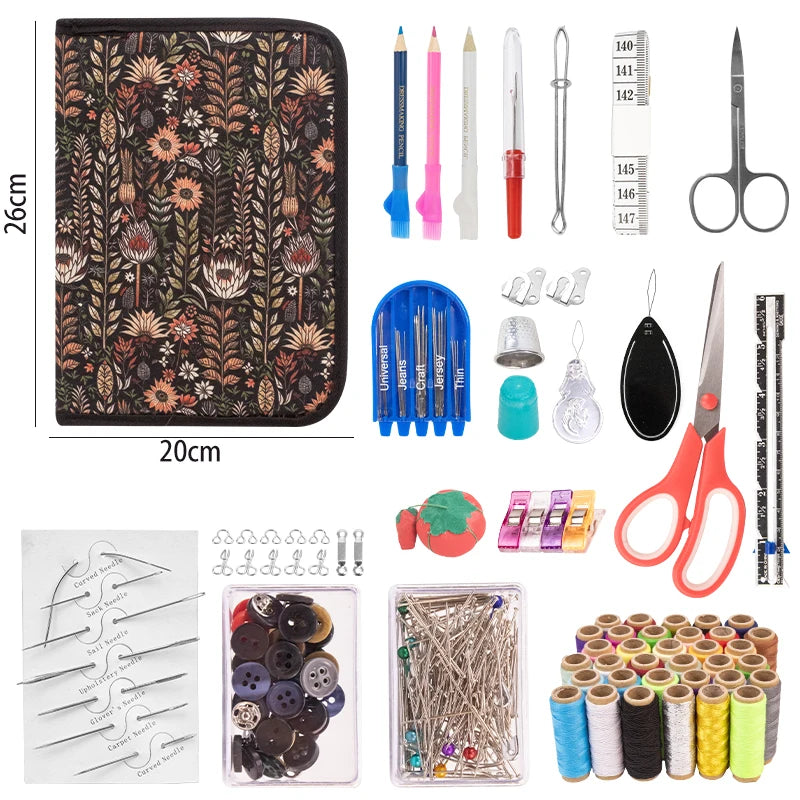 Multifunctional Sewing Kit – Complete Accessory Set for Home & Travel