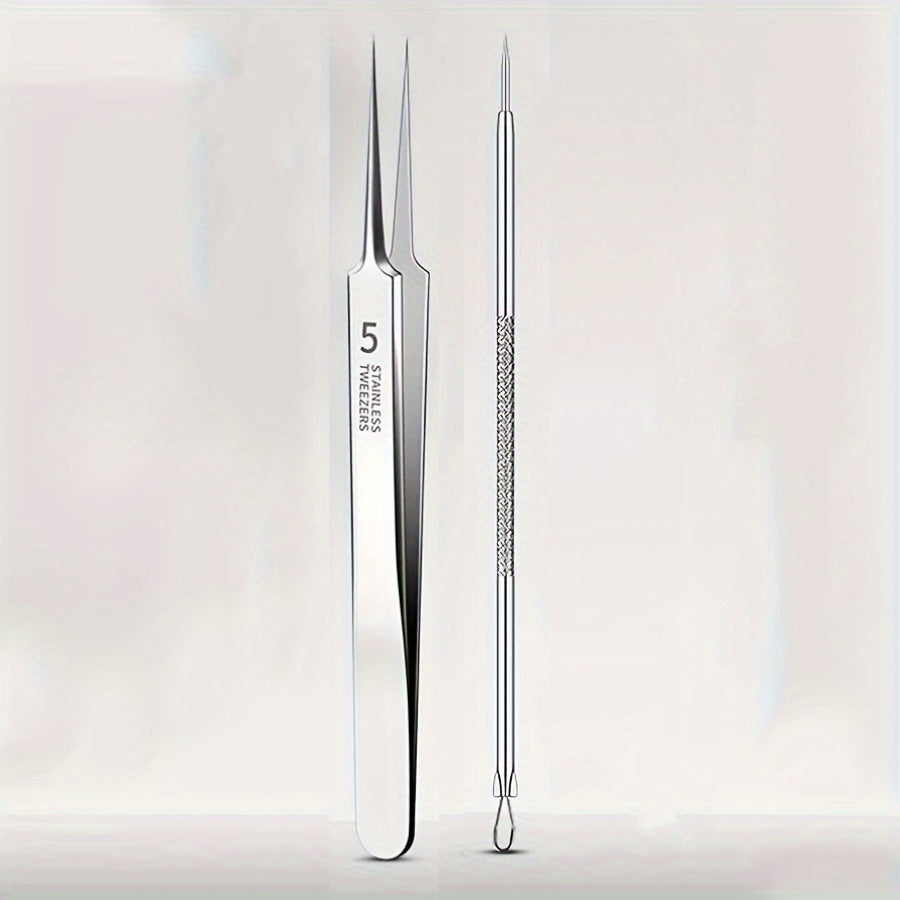 PureGlow Extractor - Premium Stainless Steel Blemish Tool