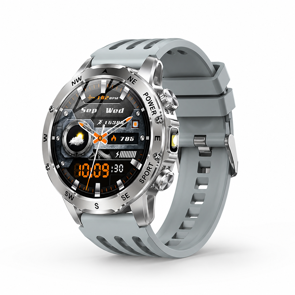 1.53-Inch Water-Resistant Smartwatch with Bluetooth Calling