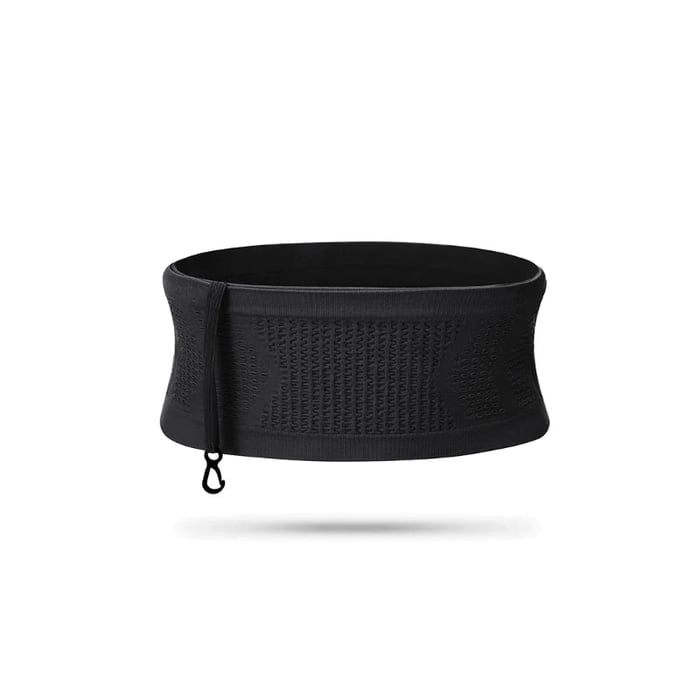 Ultimate Fitness Waist Belt with 4 Pockets – FlexiCarry for Phone, Keys & Wallet | No Bounce, Breathable, Lightweight