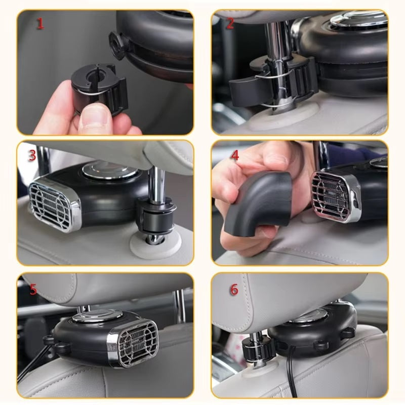 Portable Car Heater with Adjustable Angle – 12V