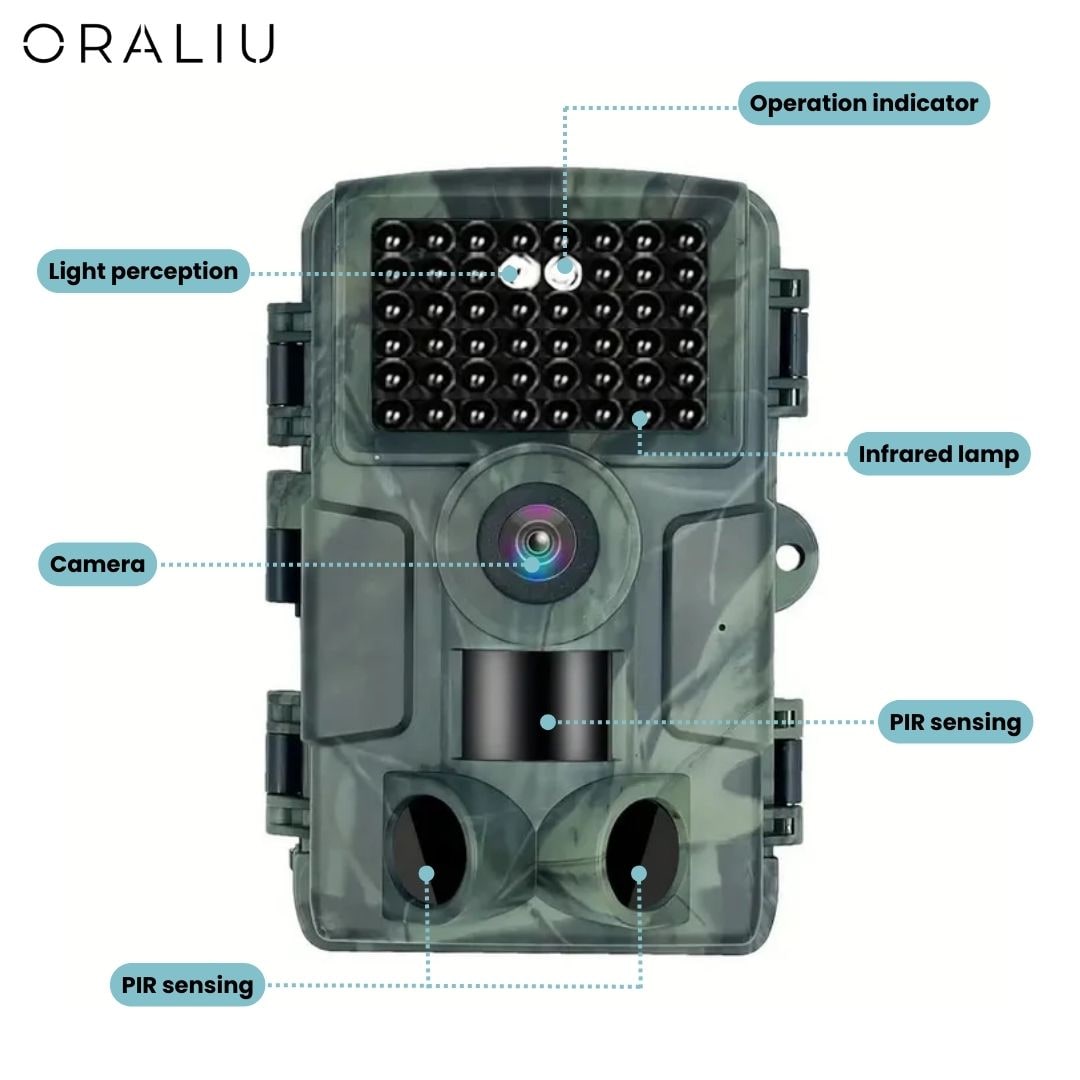 4K Cellular Wildlife Camera with Night Vision for Remote Surveillance