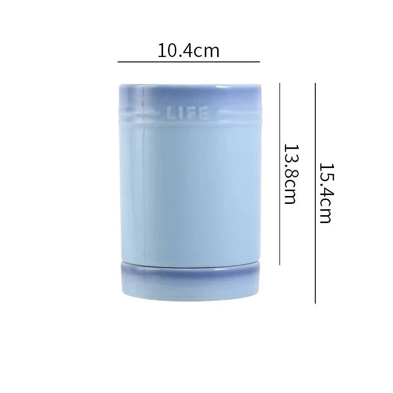 Colorful Ceramic Kitchen Utensil Holder and Organizer