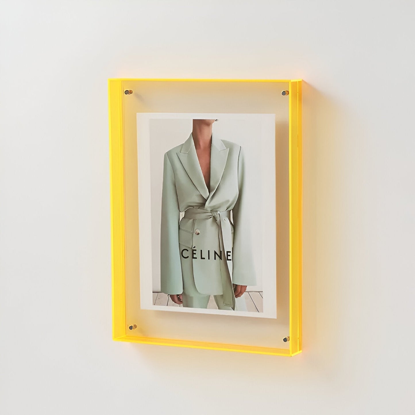 Clear Acrylic Photo Frame – Contemporary Minimalist Showcase