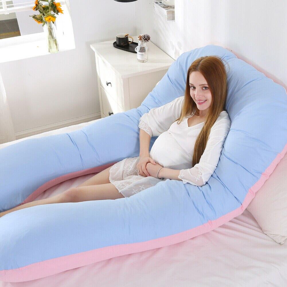 Body Pillow for Pregnancy Support and Back Alignment – Sleep Aid