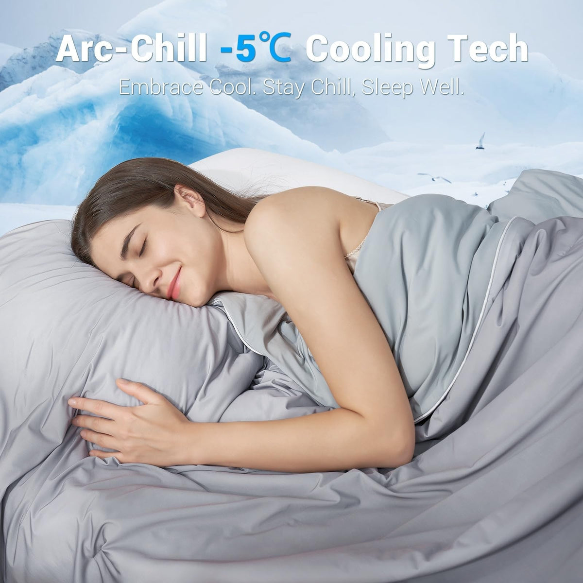 ChillRest Lightweight Cooling Blanket for Ultimate Comfort