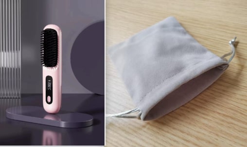 Wireless Hair Smoother Brush with Digital Heat Control