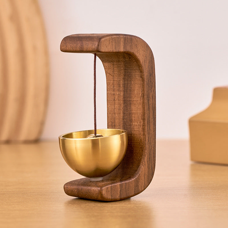 Wooden Magnetic Door Chime with Gentle Melody | Easy Install