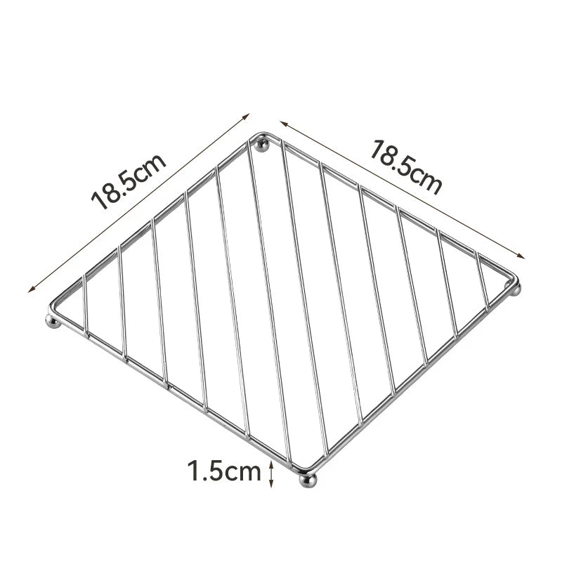 Stainless Steel Heat Insulator Coaster | Heat Resistant | Ø Approx. 120 g