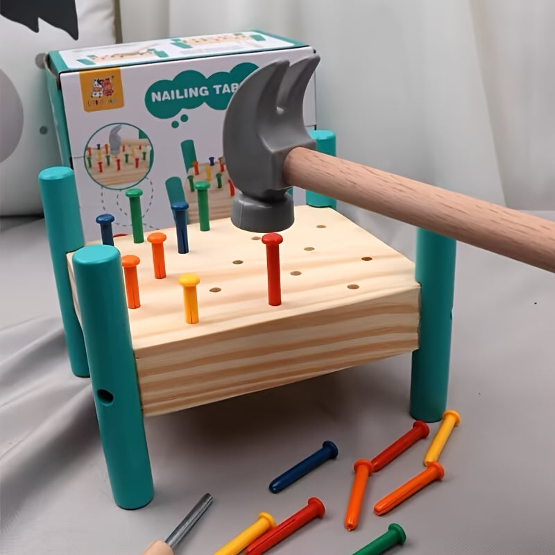 Interactive Hammer Game for Kids | Enhances Motor Skills & Coordination | Wooden Toy