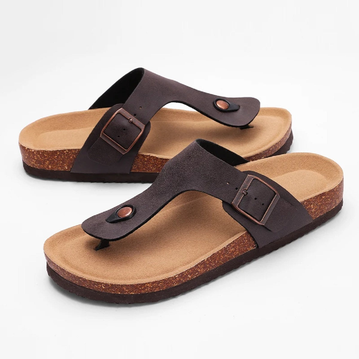 Summer Mules for Women - Clog Sandals with Cork Footbed and Arch Support