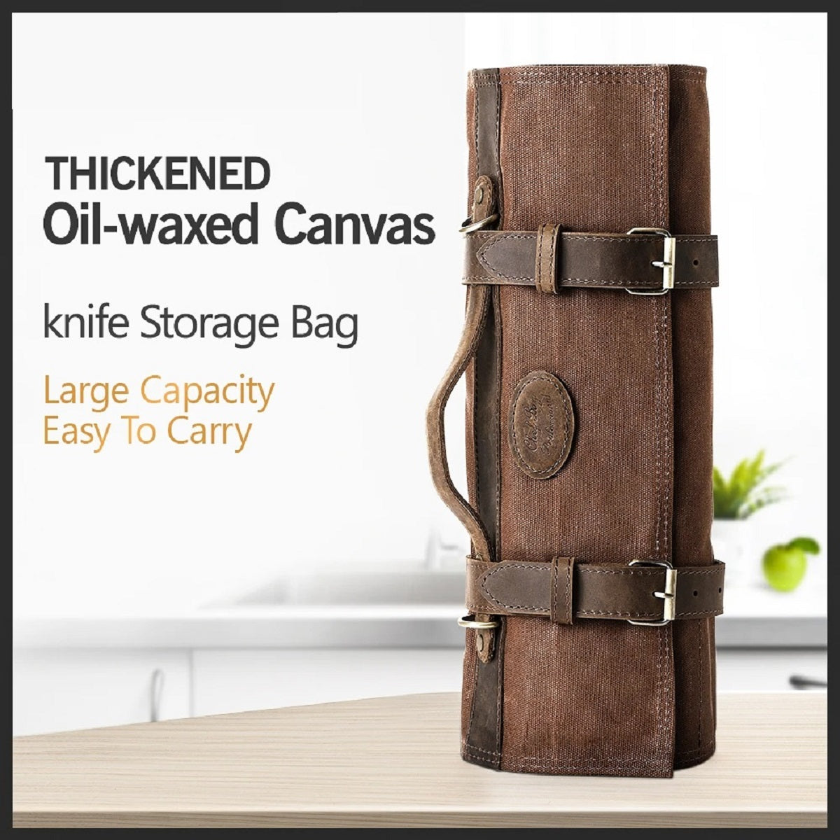 Foldable Chef Roll Bag for Durable Knife Storage – Portable Pockets