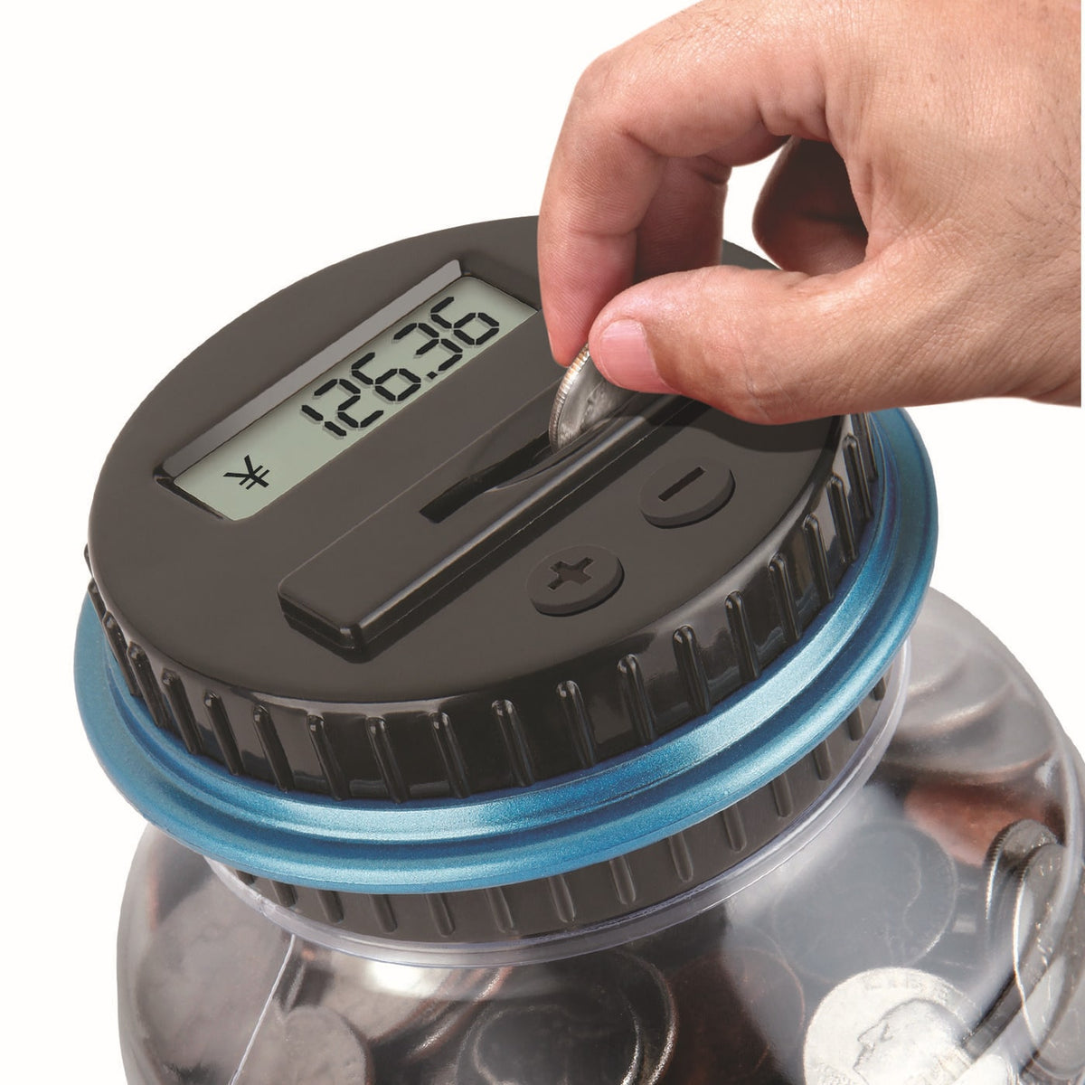 Smart Coin Tracker with Automatic Counting and LCD Interface