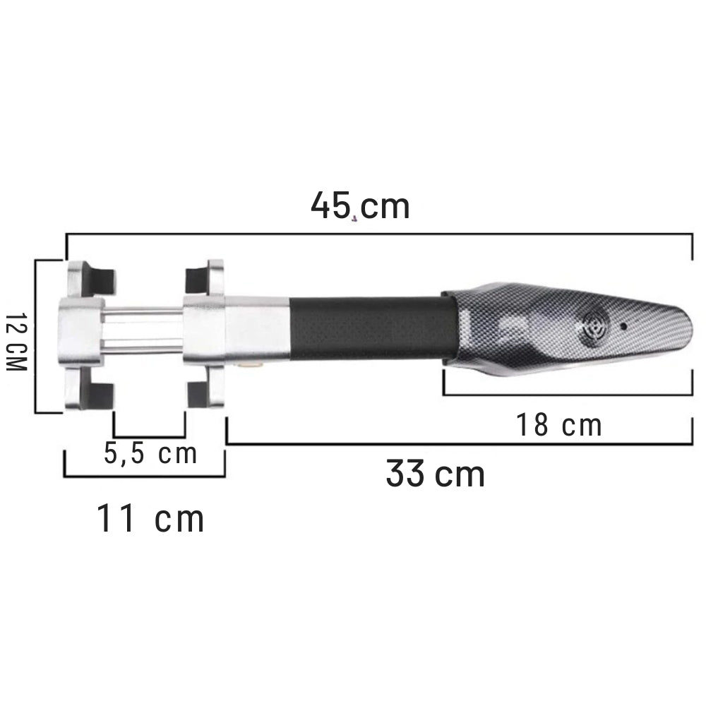 Car Security Cane Featuring Anti-Theft Alarm System