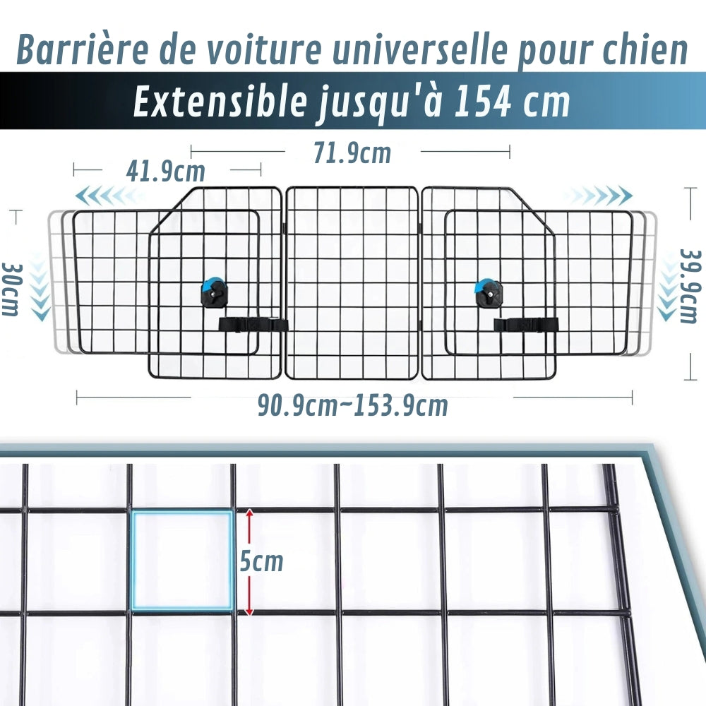 Safety Barrier for Dogs in Vehicles