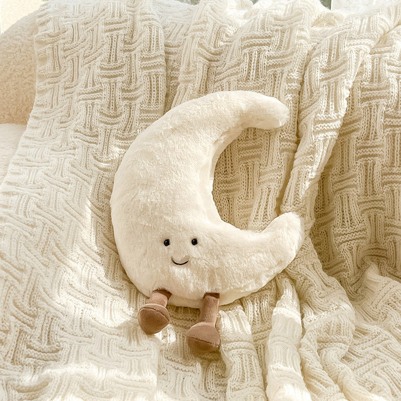 Sun and Moon Design Cushion – Celestial Decorative Pillow