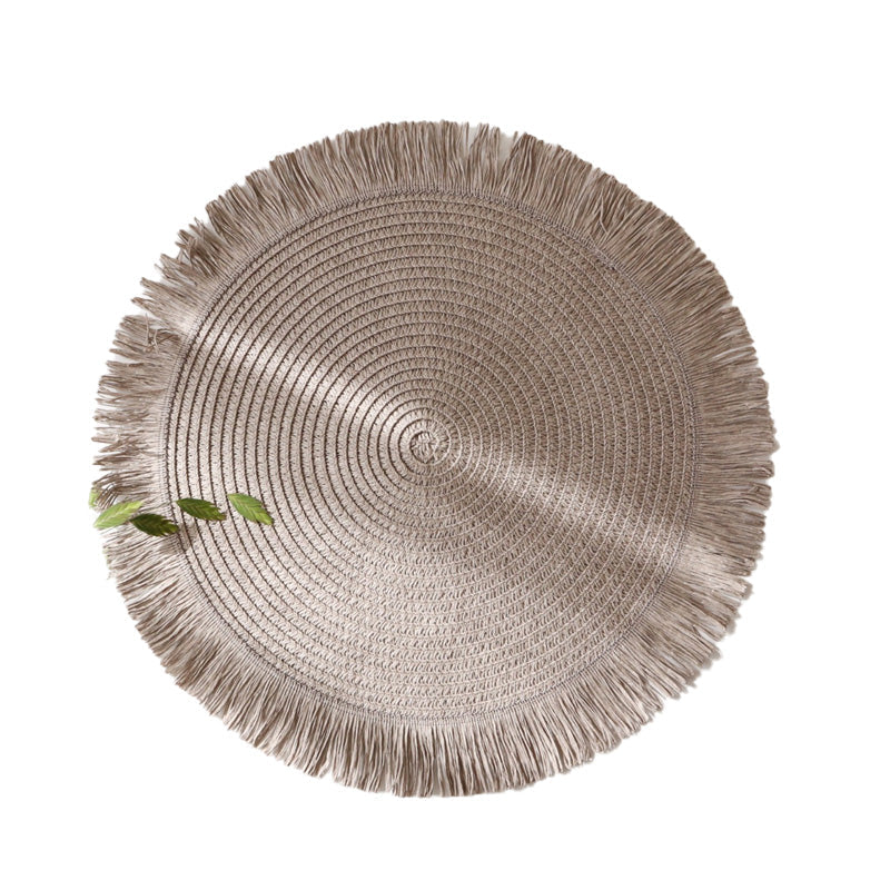 Round Braided Placemats - ThermoLuxe Insulation