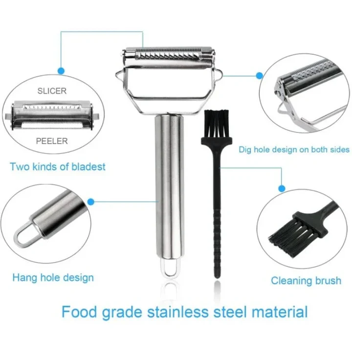 Multifunctional Vegetable Slicer with Ultra-Sharp Stainless Steel Blade