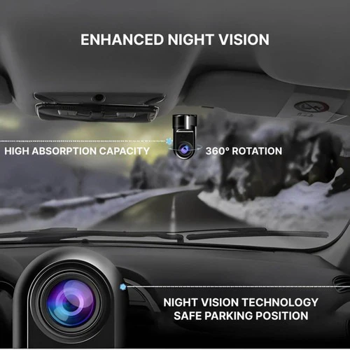 Dash Camera for Cars with Built-in Surveillance Feature