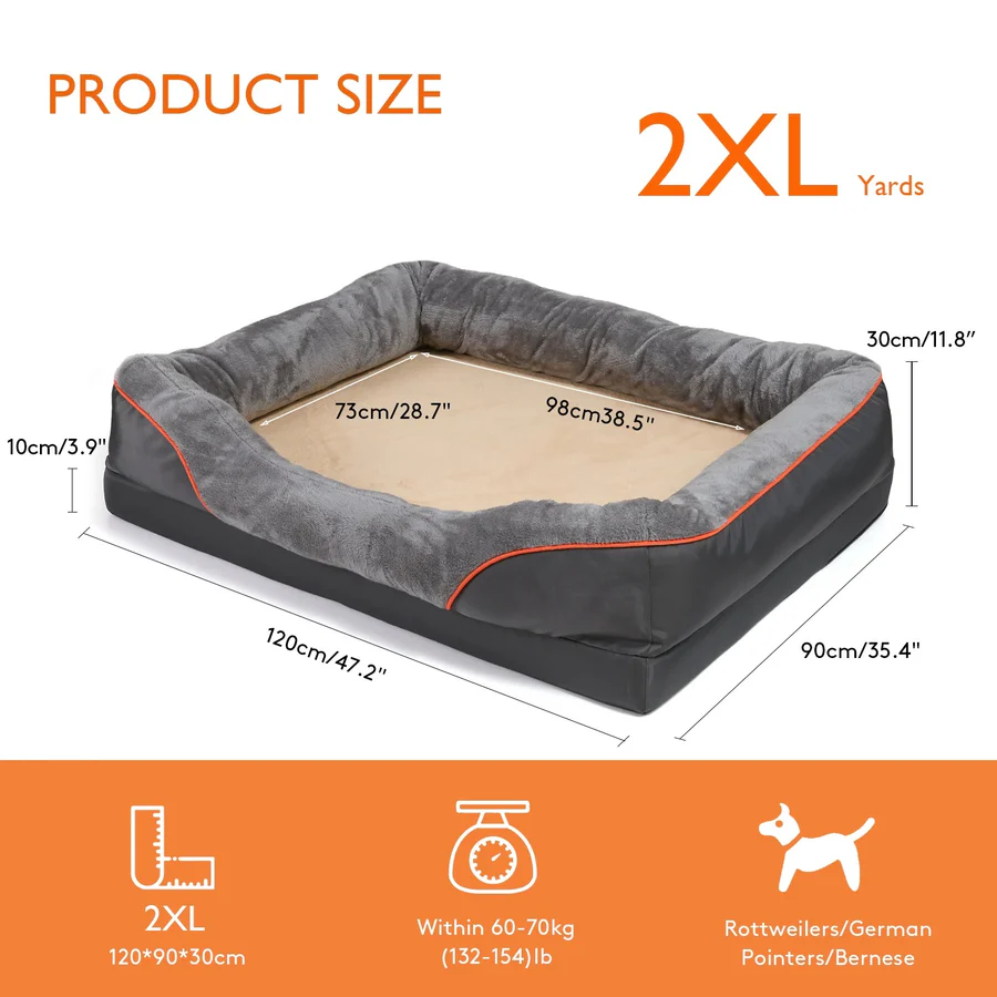 Cushioned Side Orthopedic Beds for Dogs