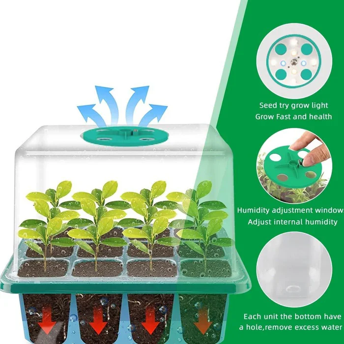 New Nursery Pot with Lamp for Home Use